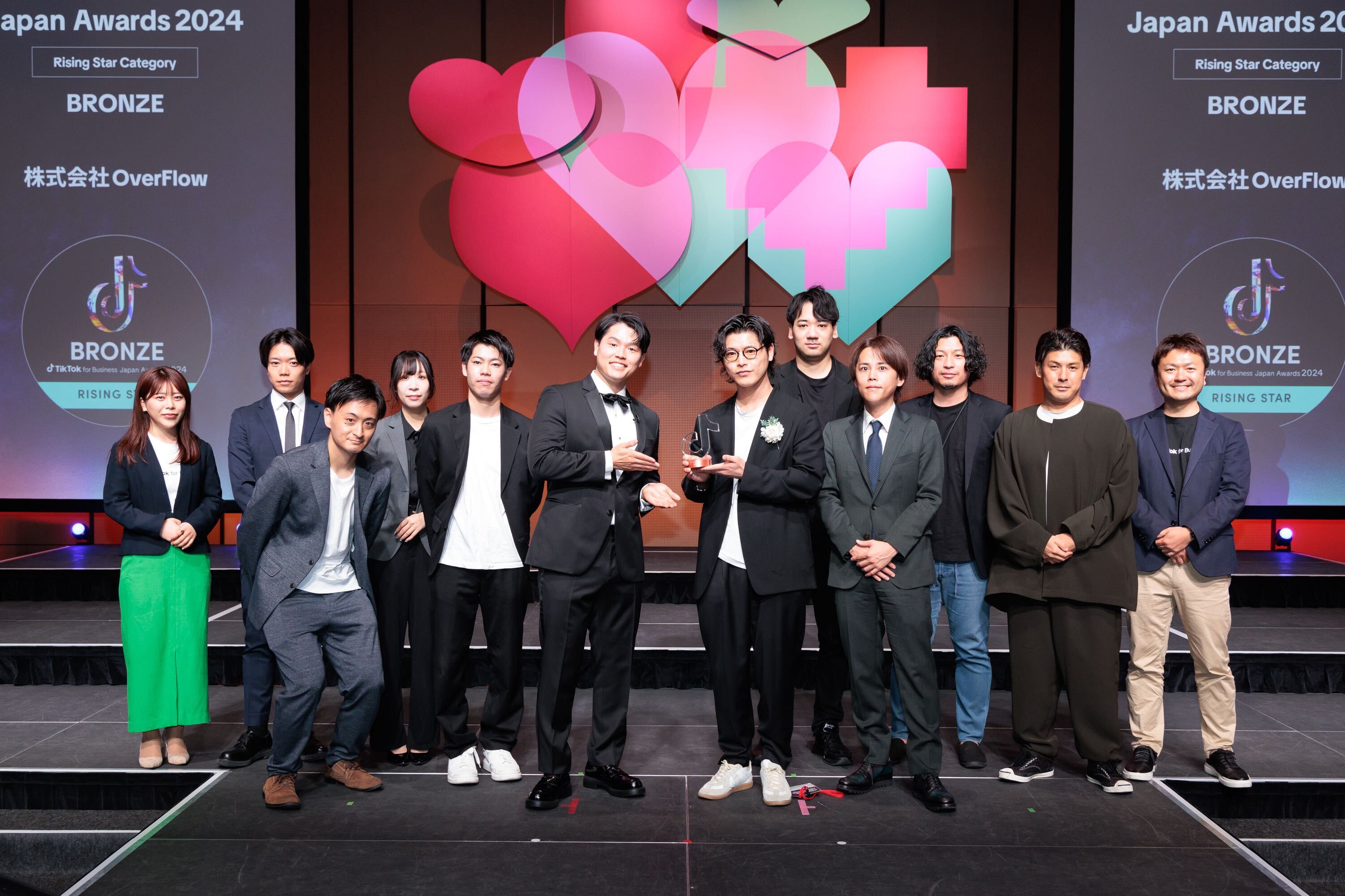 toridoriグループのOverFlowが、TikTok for Business Japan Awards