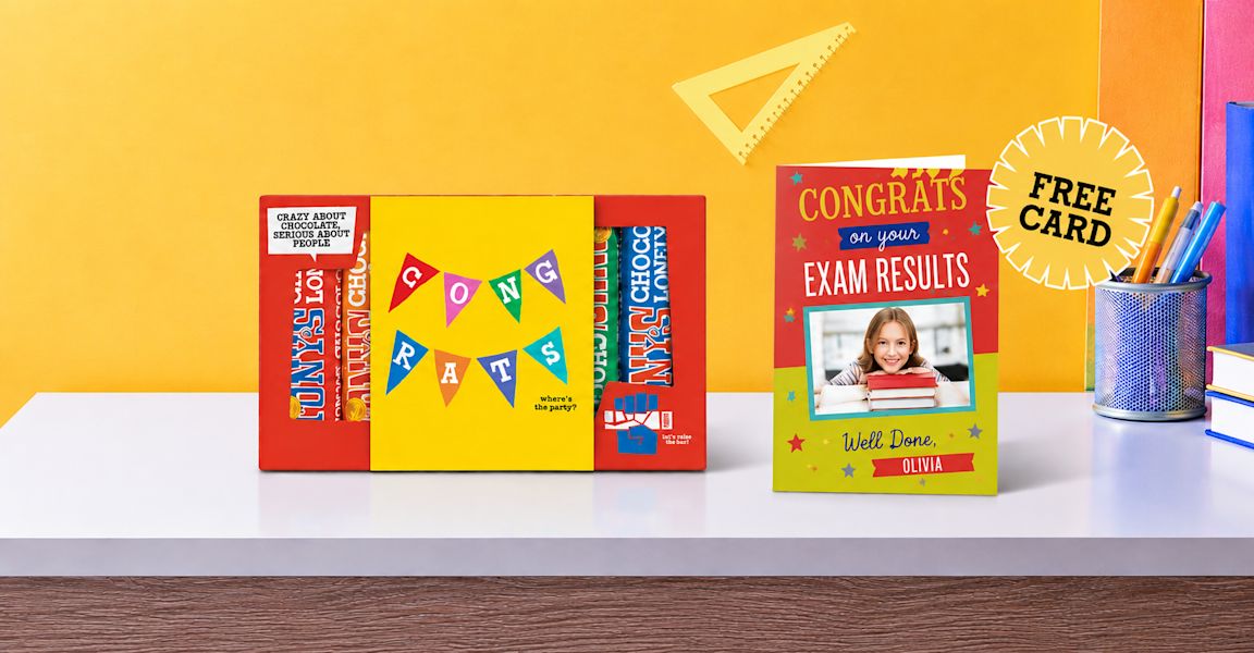 Free card with flowers & gifts