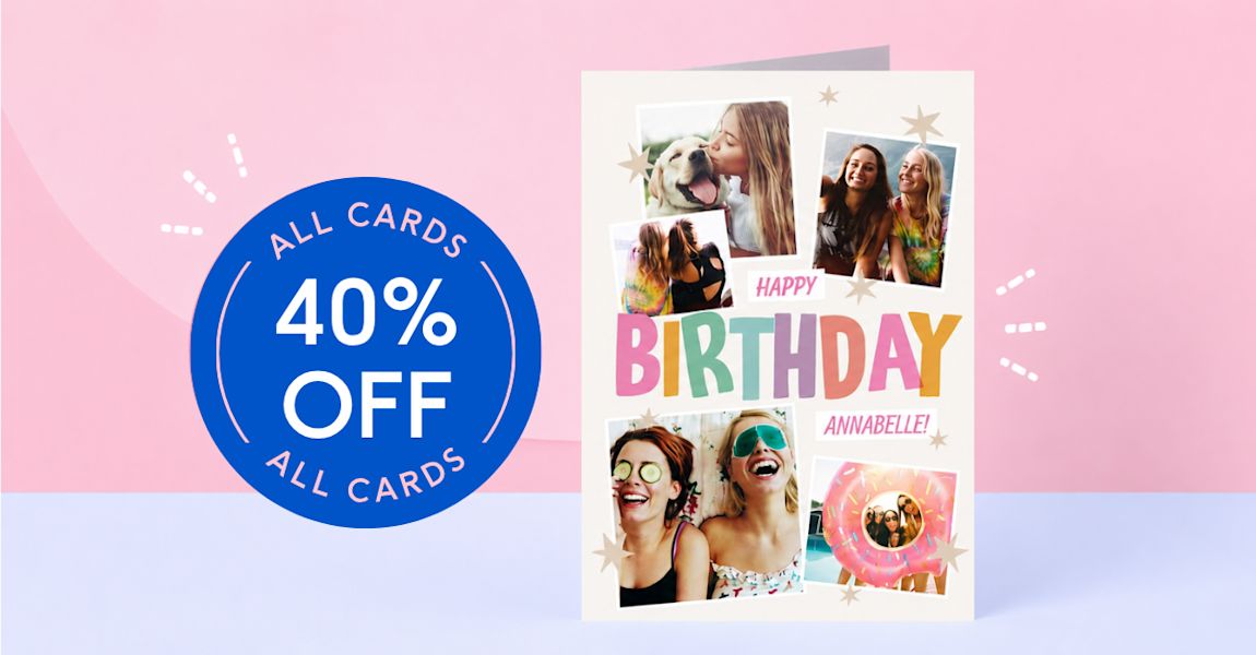 40% Off Cards!
