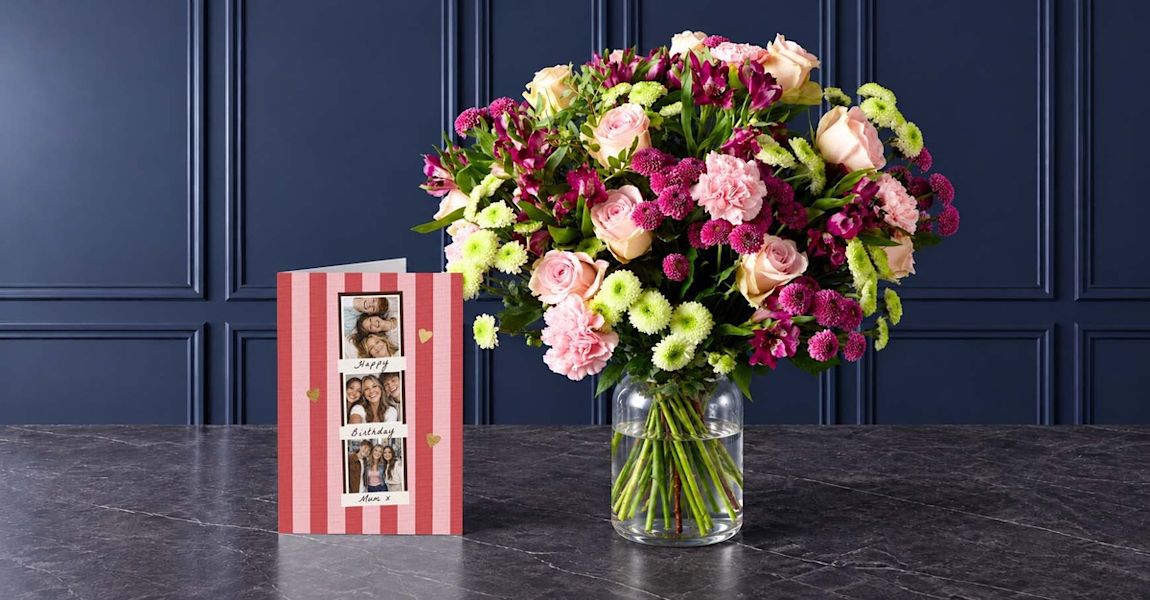 A FREE CARD with a gift or flowers!