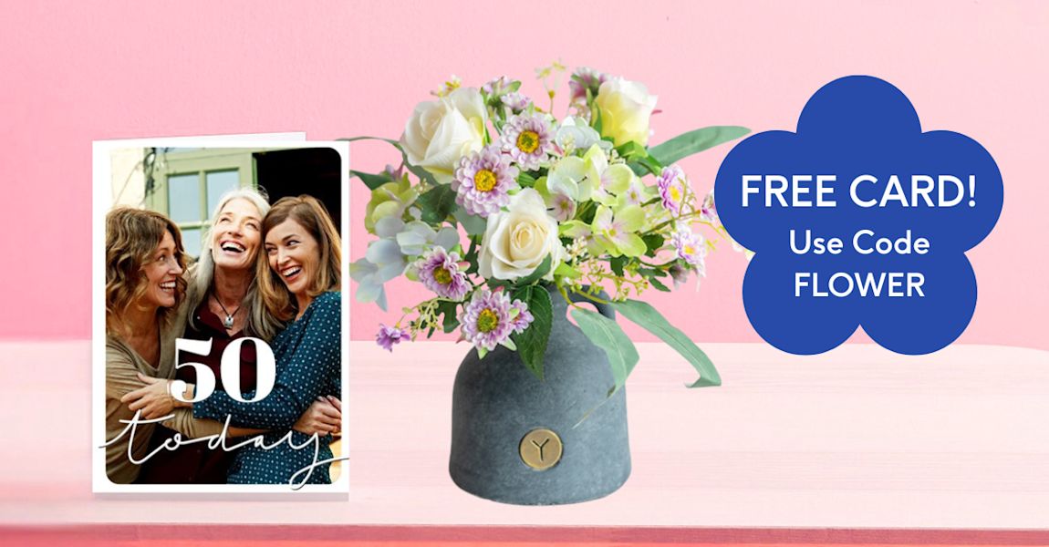 Free Card With Any Flower!