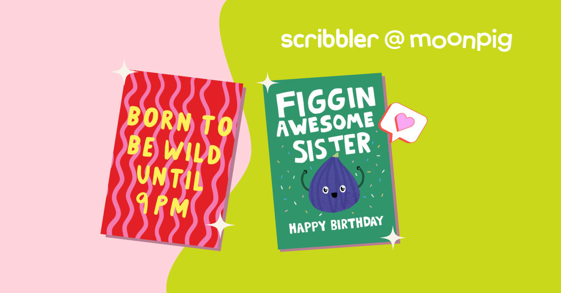 New Scribbler cards: laughs guaranteed!