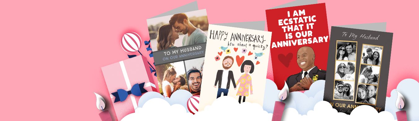 Personalized Anniversary Cards Moonpig