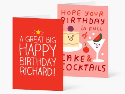 Personalised Birthday Cards Photo Upload Birthday Cards - personalised birthday card roblox childrens kids boys