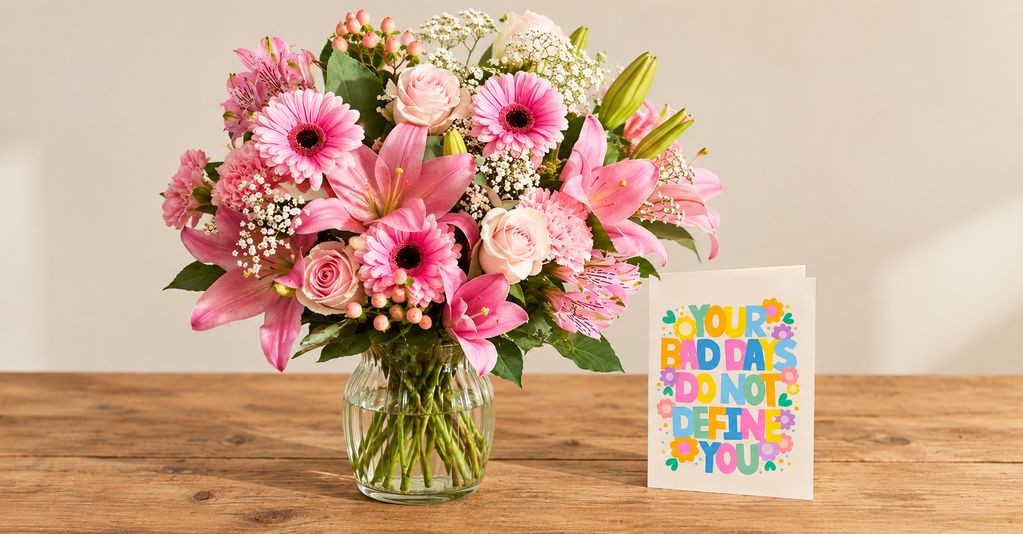 A FREE CARD with any bouquet