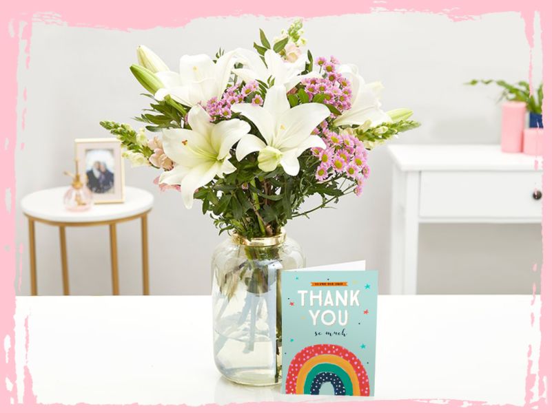 Free Card With Flowers!
