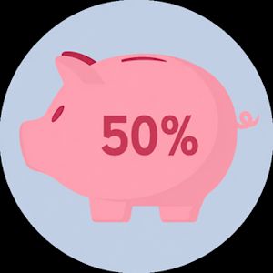 Up to 50% off