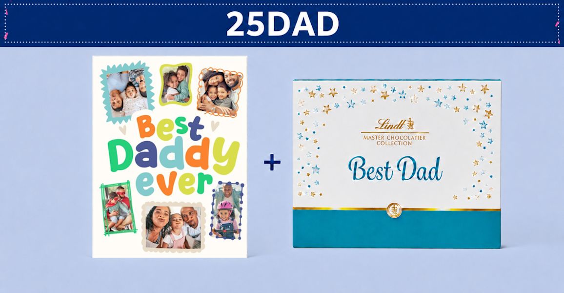 25% Off Father's Day Card & Gift Orders