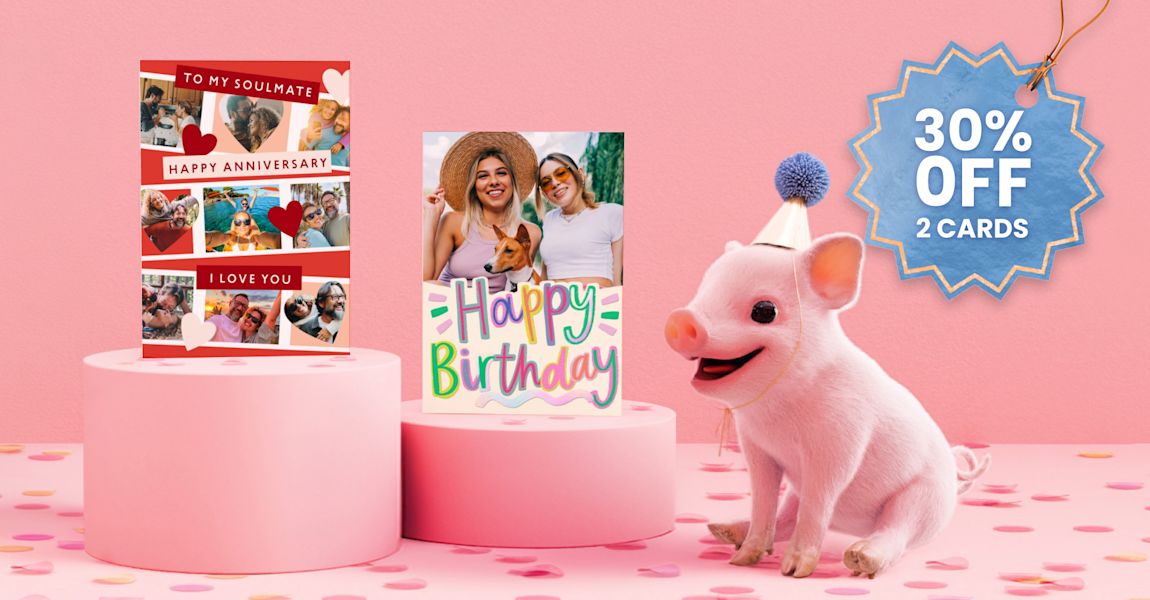 30% off 2 or more cards!