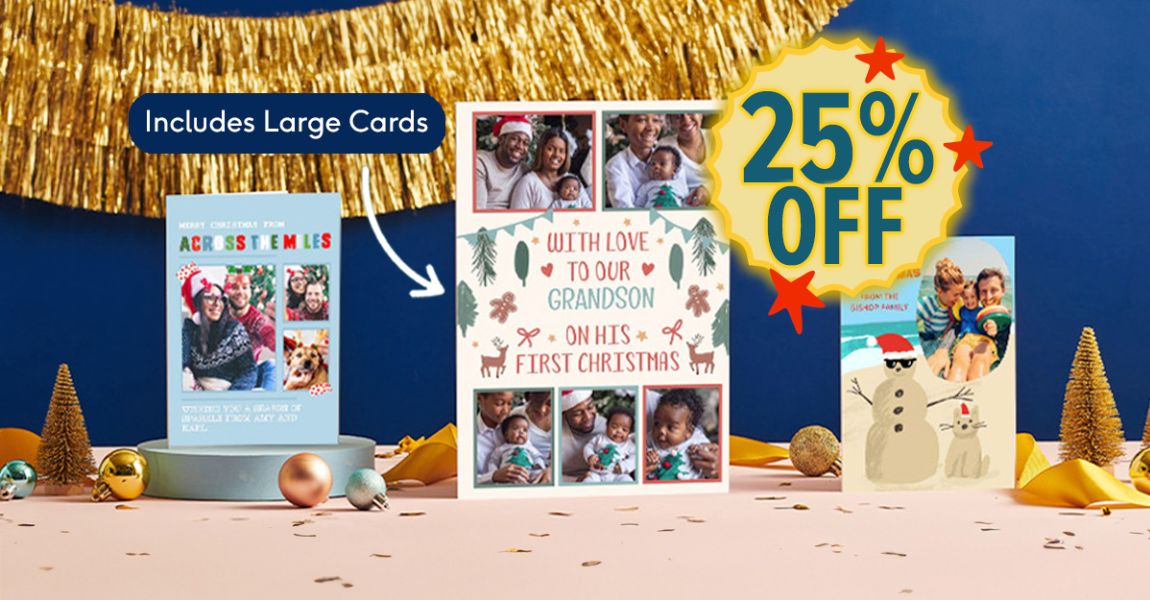 25% Off 3+ Cards!