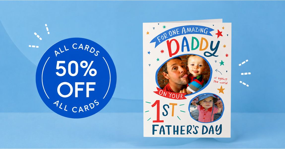 50% Off Cards!