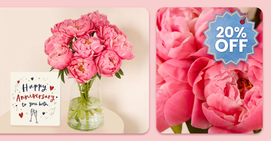 20% off flowers!