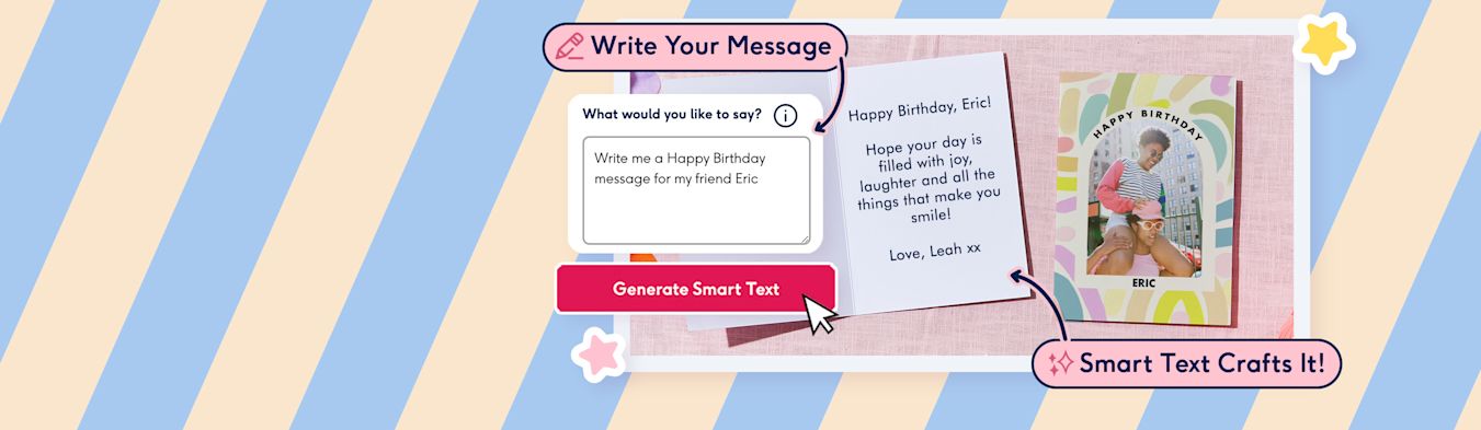 Smart Text Message Sample Smart Text | Moonpig