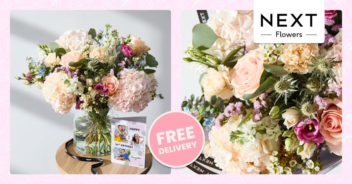 New NEXT bouquets, only at Moonpig!