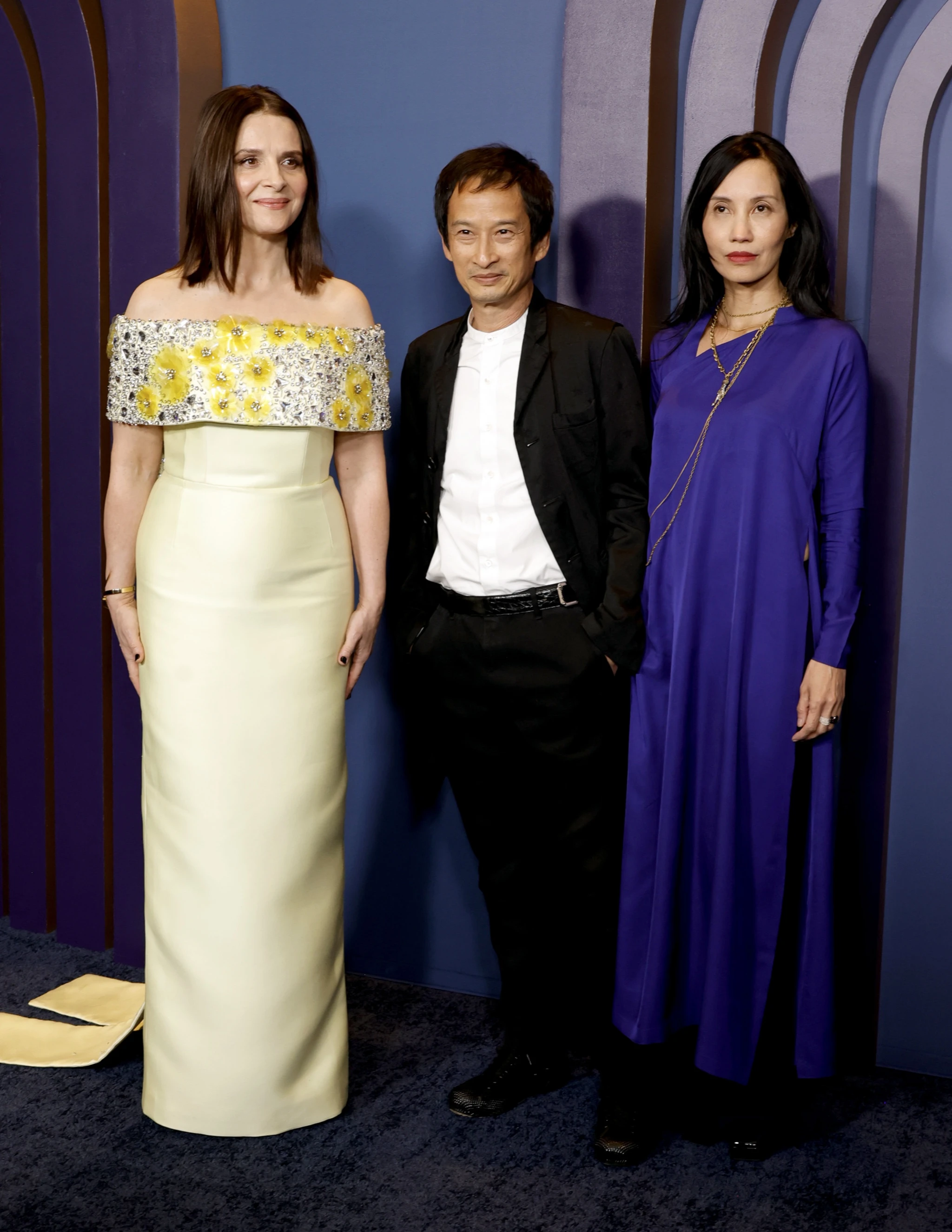 Juliette Binoche, Trần Anh Hùng and Tran Nu Yen Khe