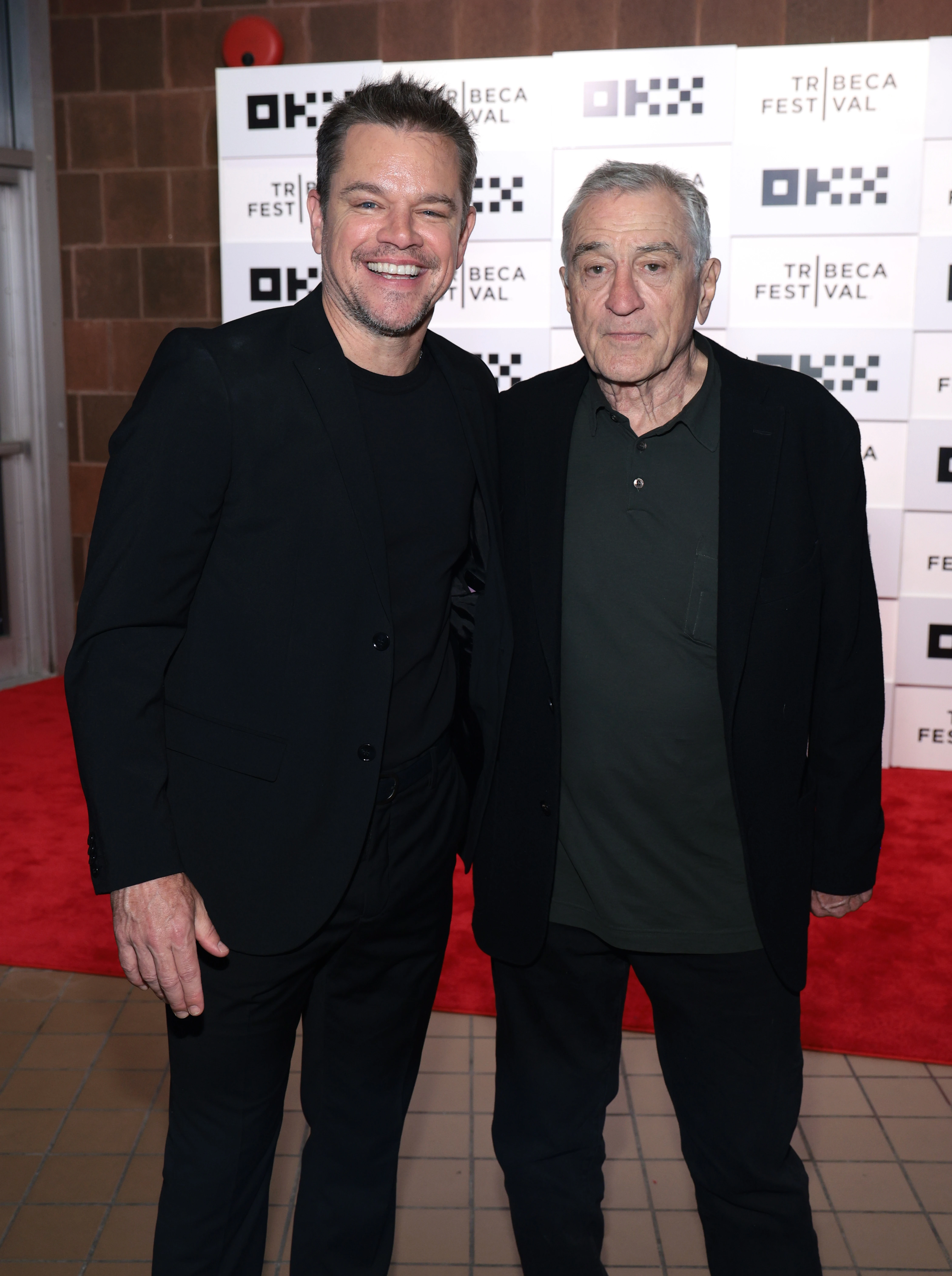 Matt Damon and Robert De Niro