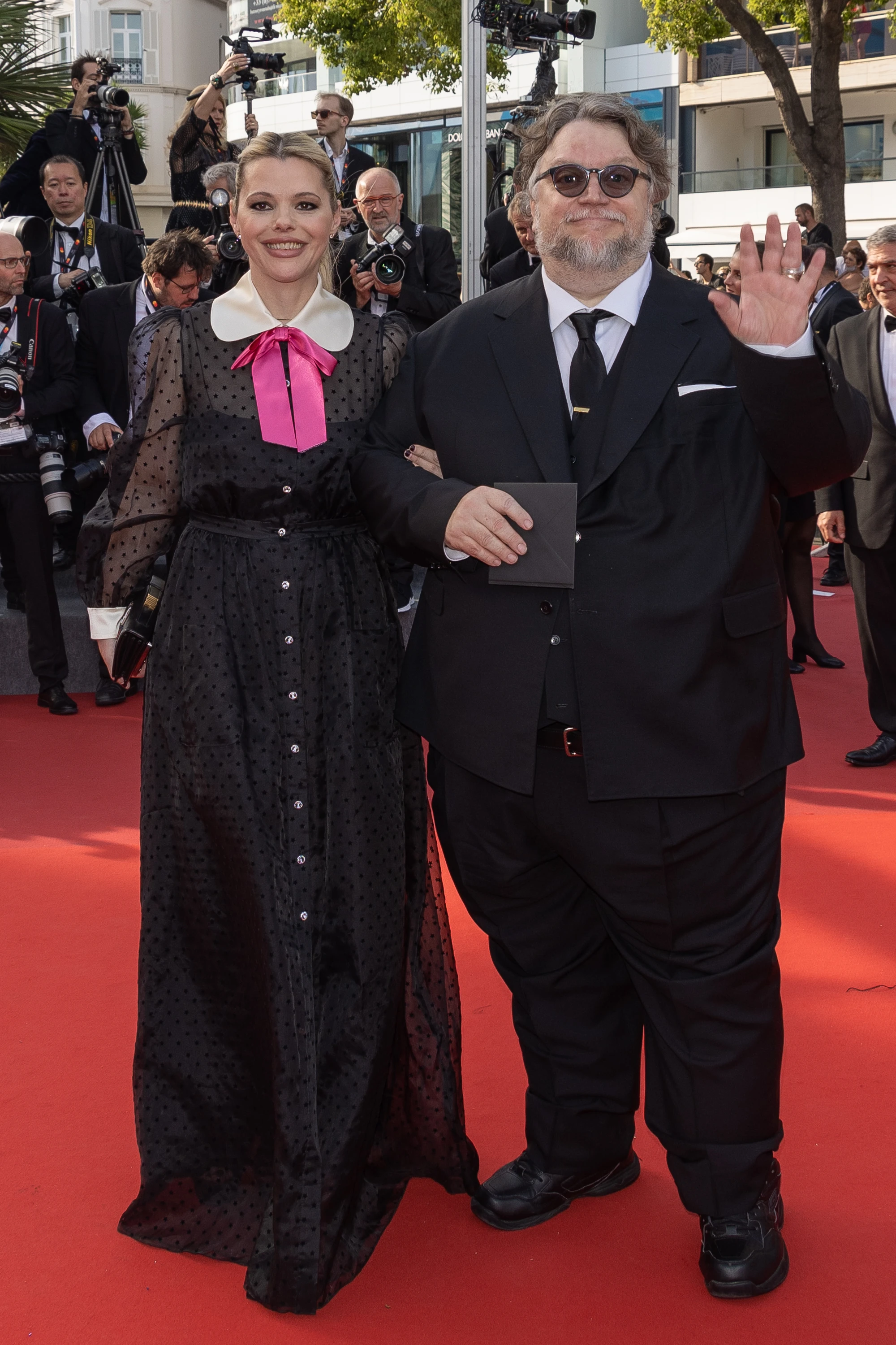 Kim Morgan and Guillermo del Toro 