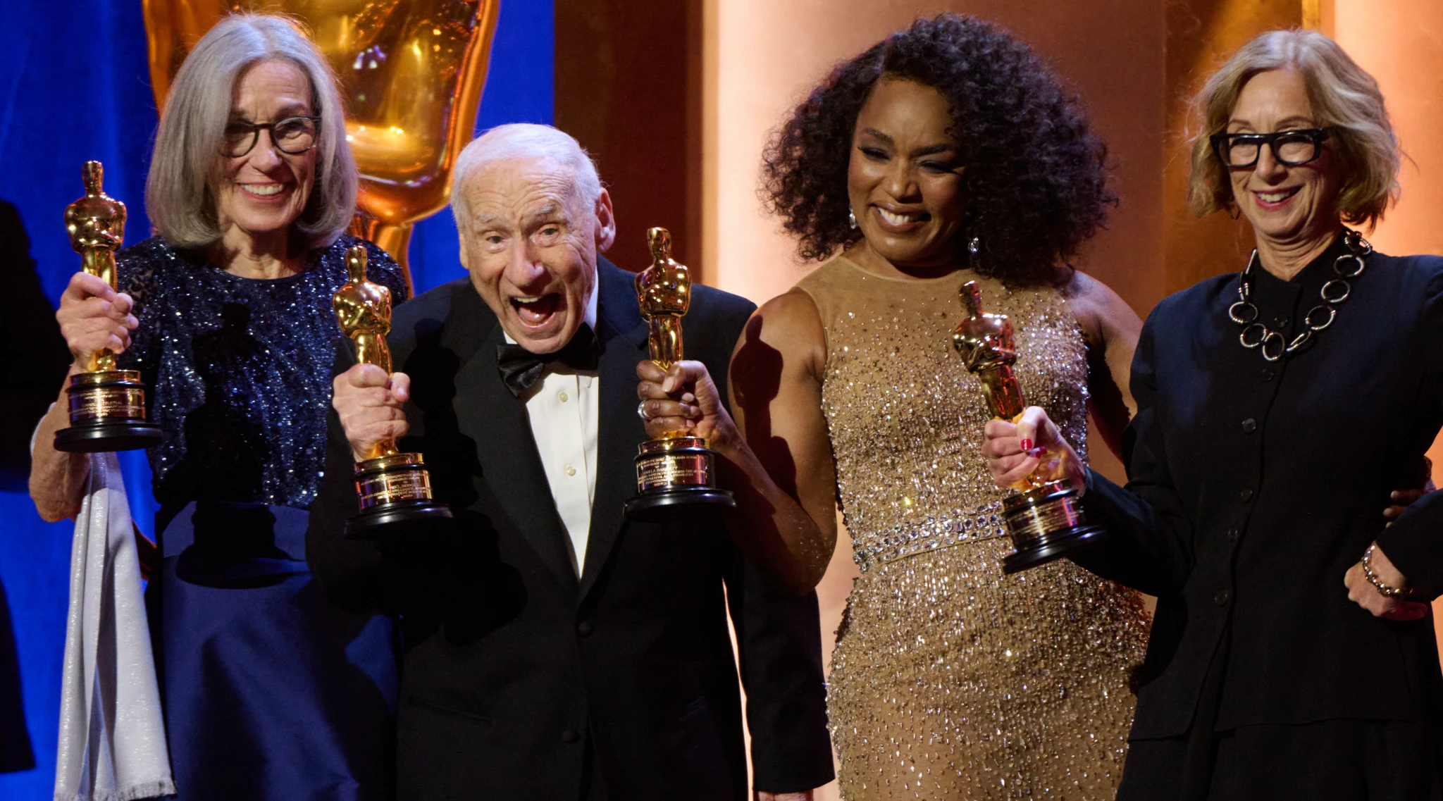 14th Governors Awards: Angela Bassett, Mel Brooks, Carol Littleton and Michelle Satter Honored with Oscars