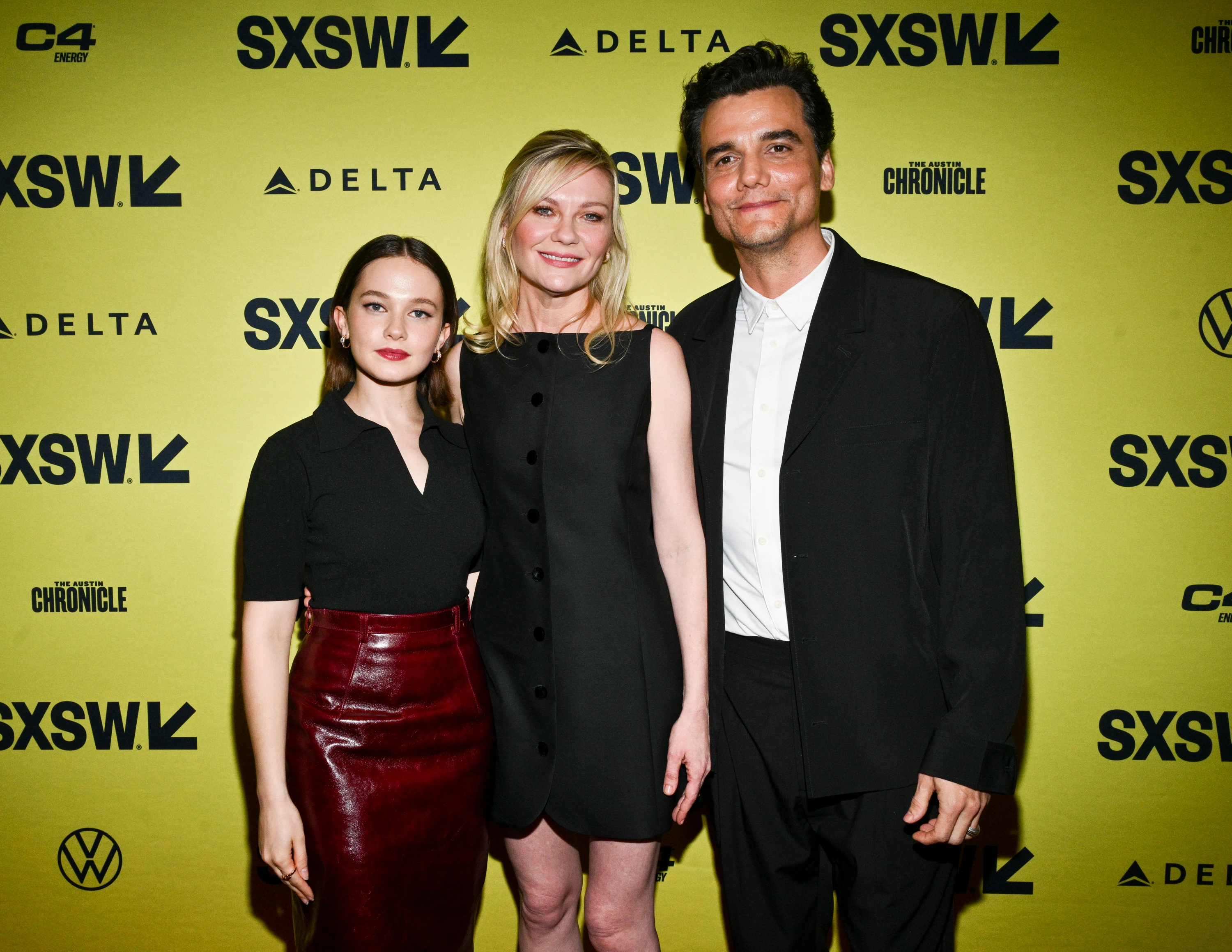 Cailee Spaeny, Kirsten Dunst and Wagner Moura