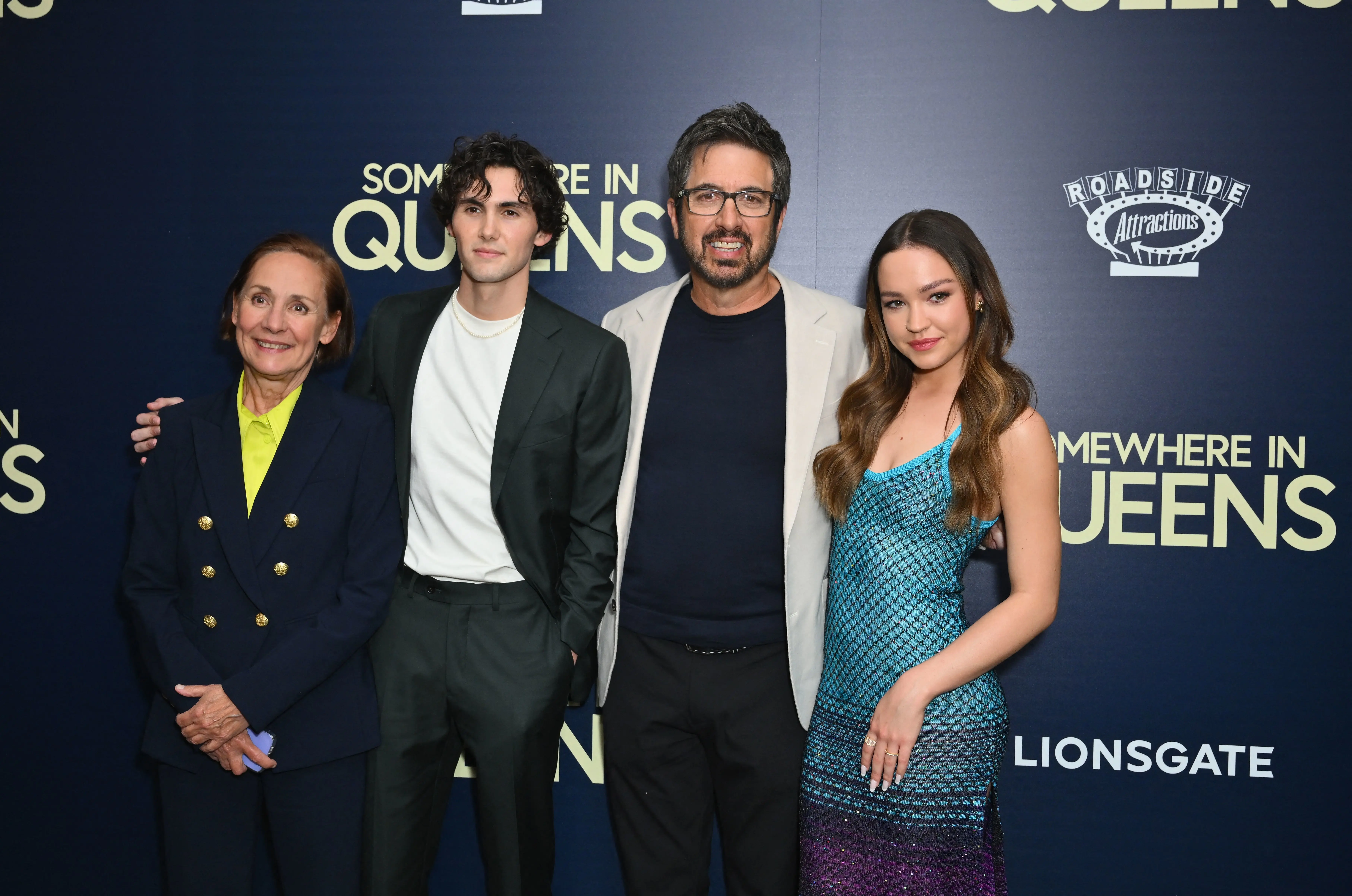 Laurie Metcalf, Jacob Ward, Ray Romano and Sadie Stanley 