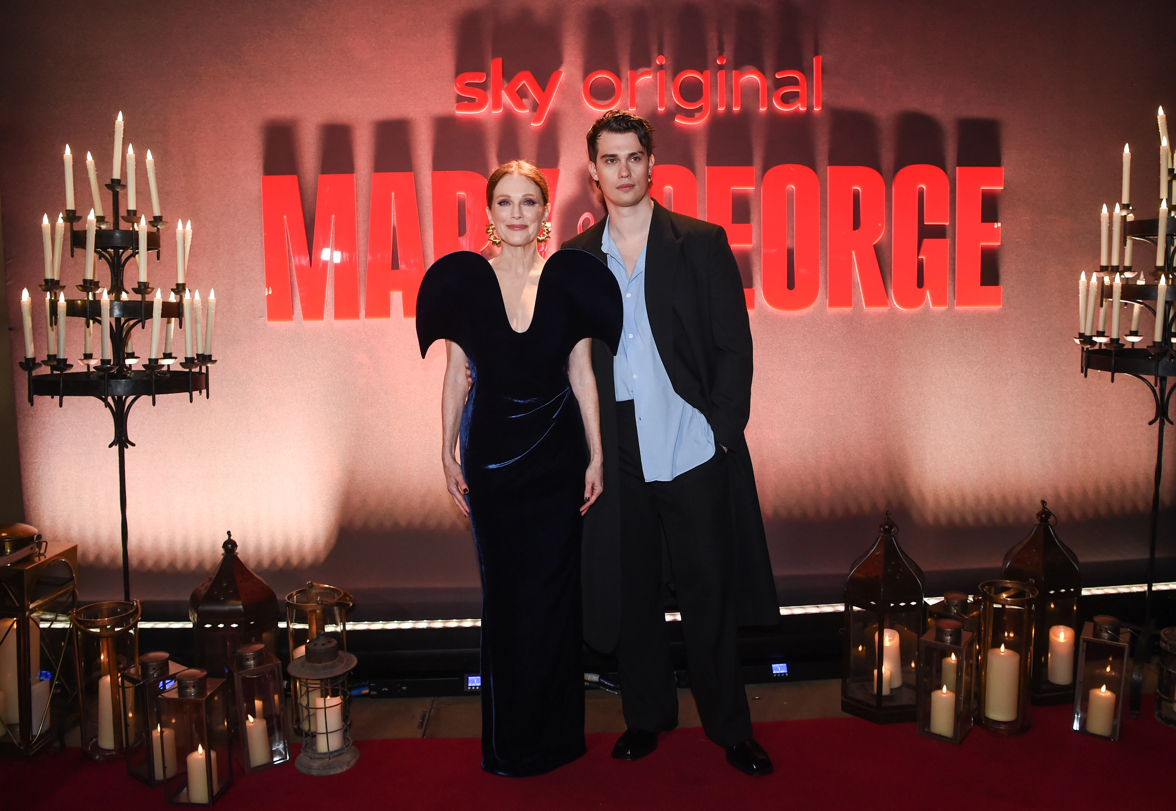 Julianne Moore and Nicholas Galitzine