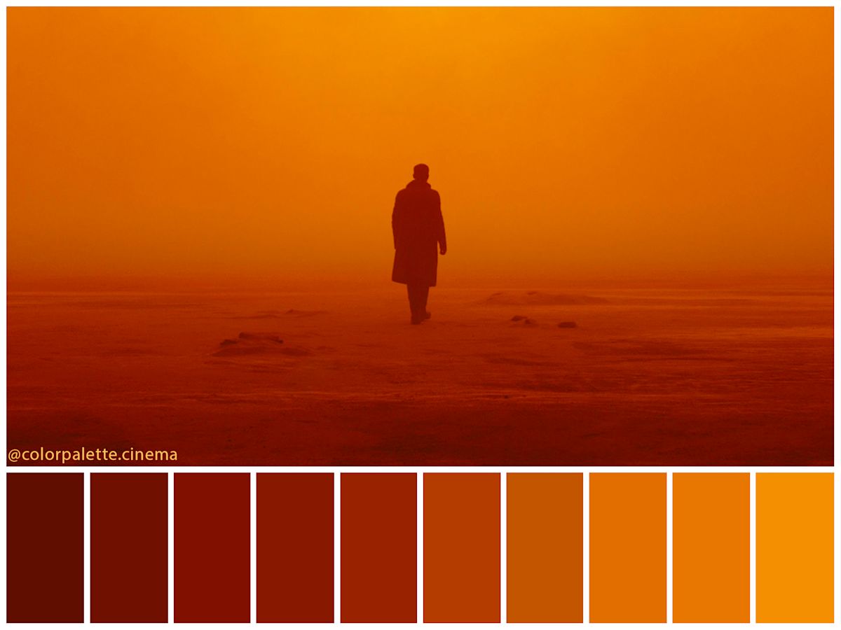 Blade Runner 2049 Color Palette