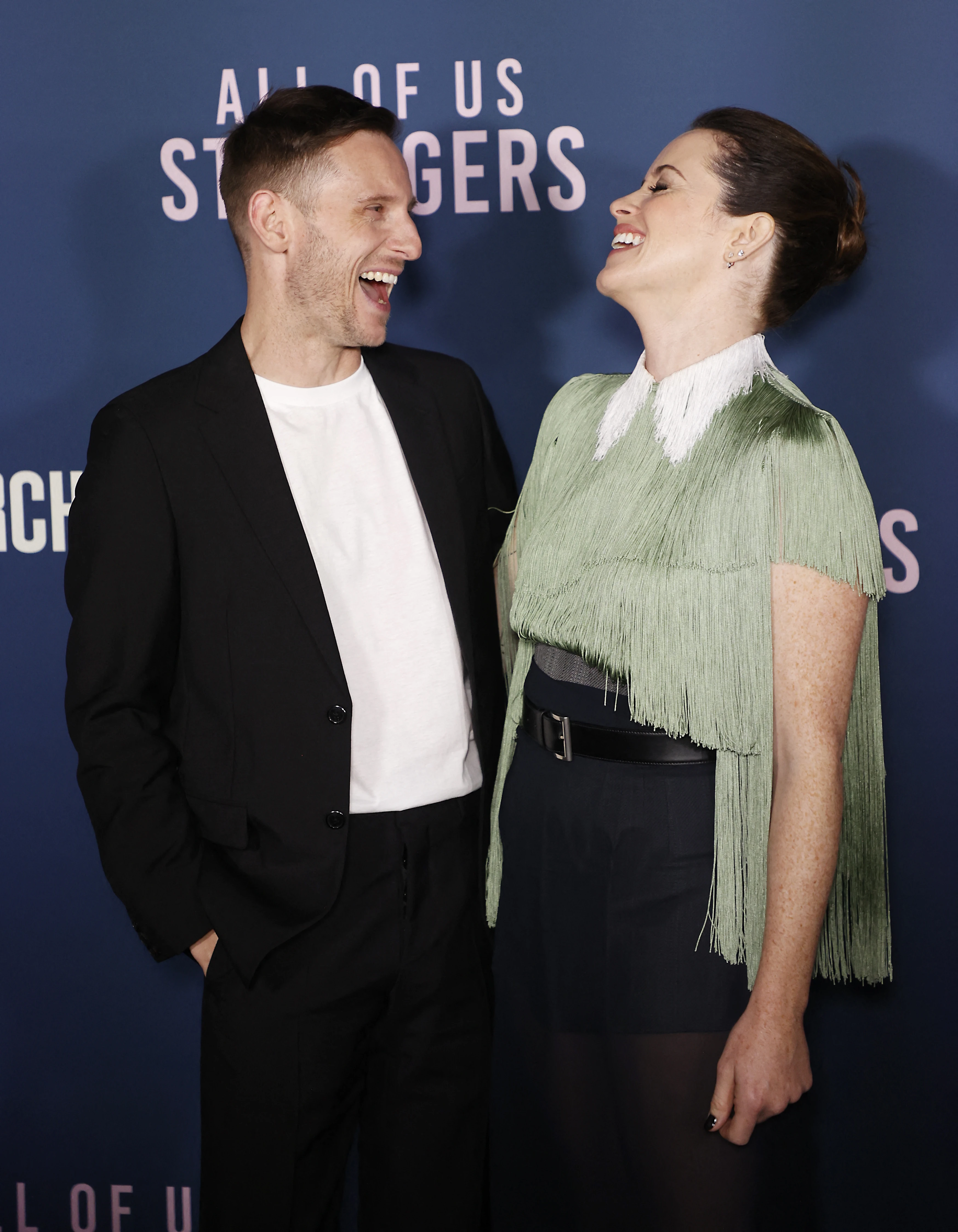 Jamie Bell and Claire Foy 