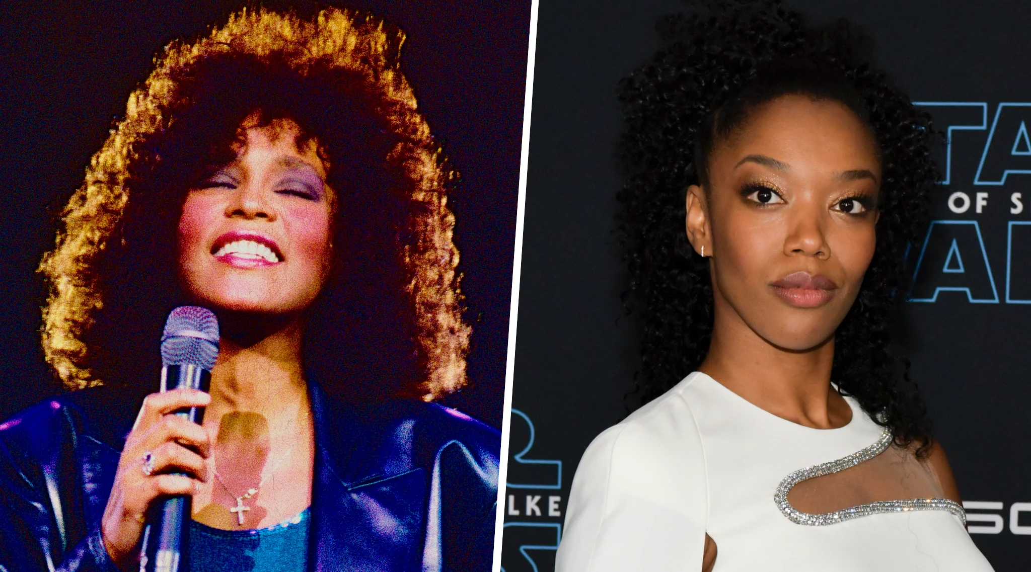 Here's the First Look at Naomi Ackie as Whitney Houston in 'I Wanna Dance With Somebody'