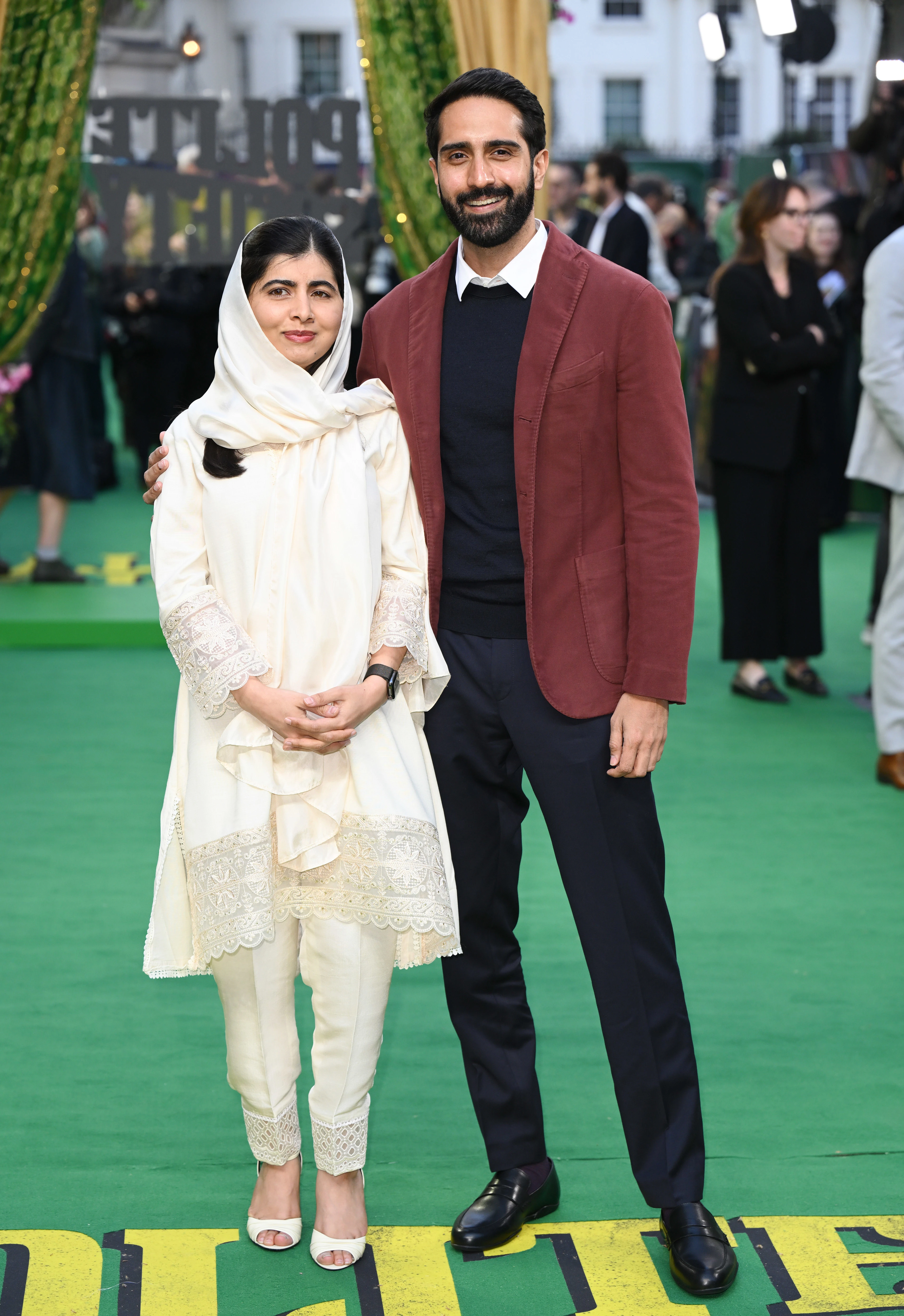 Malala Yousafzai and Asser Malik 