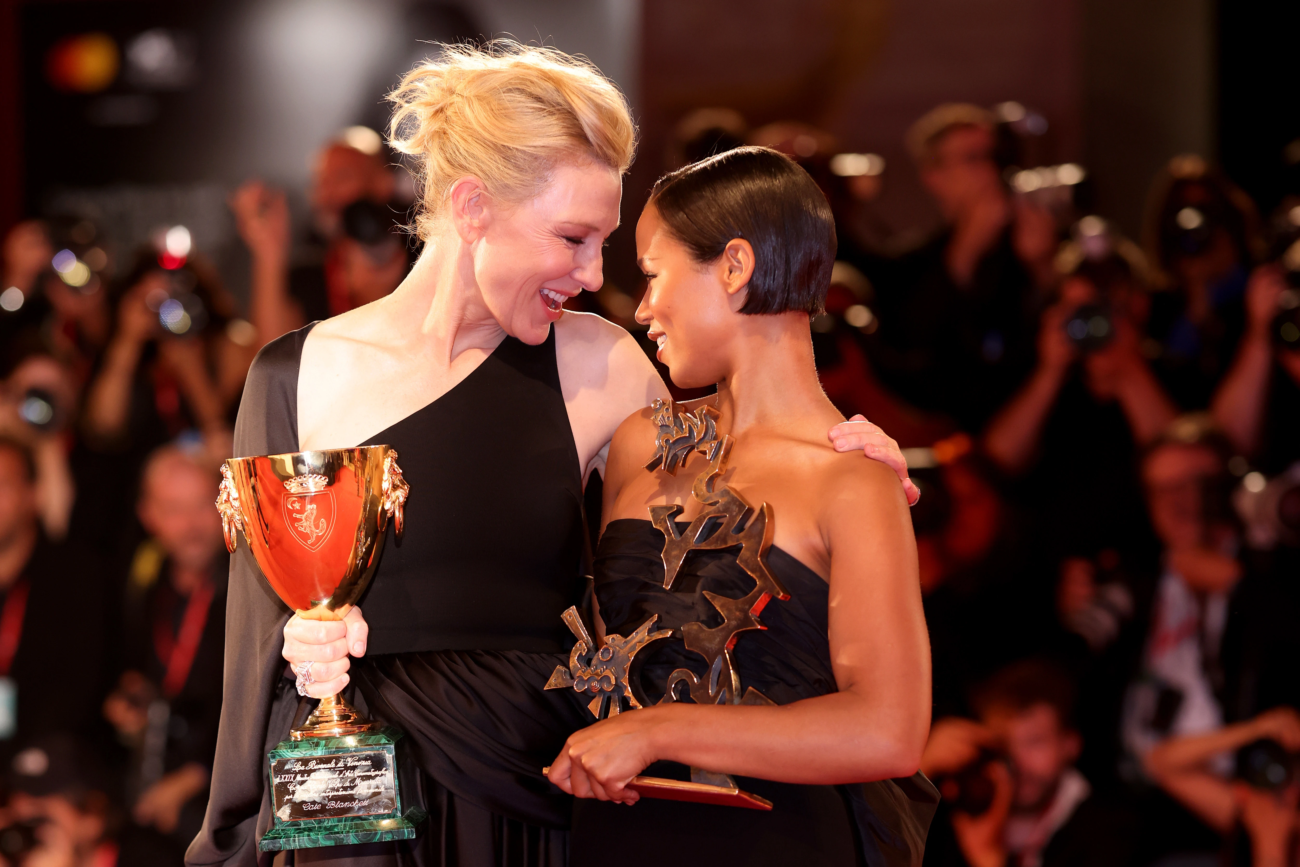 Cate Blanchett and Taylor Russell