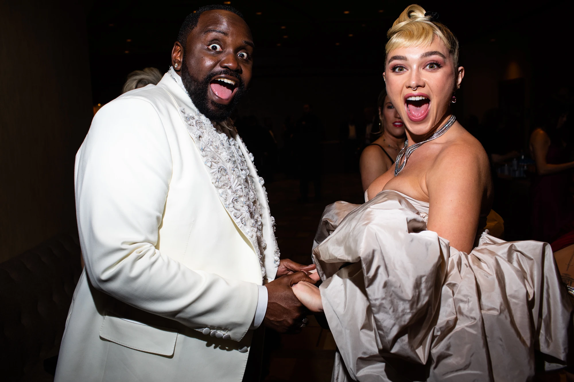 Brian Tyree Henry and Florence Pugh