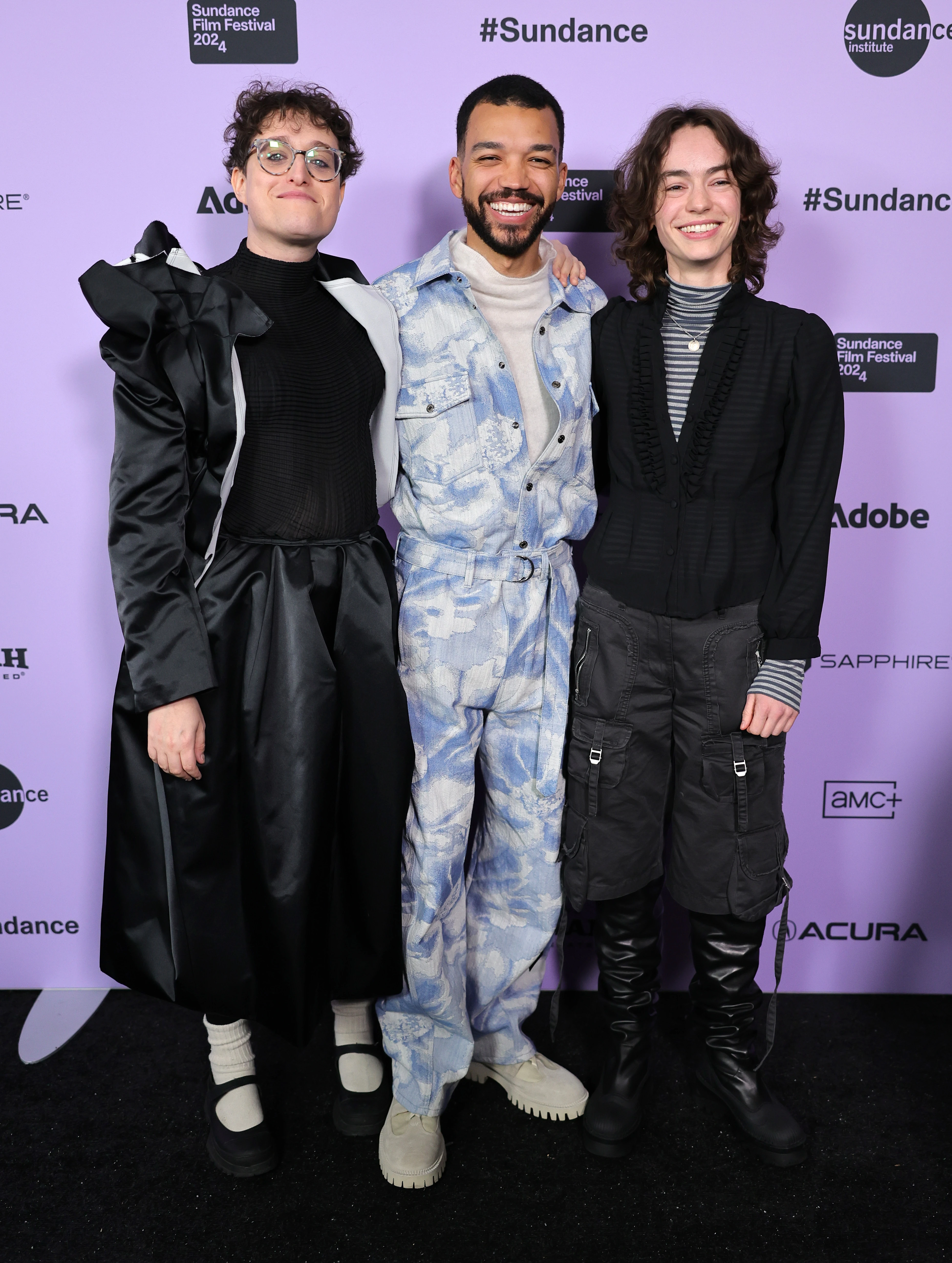 Jane Schoenbrun, Justice Smith and Brigette Lundy-Paine 