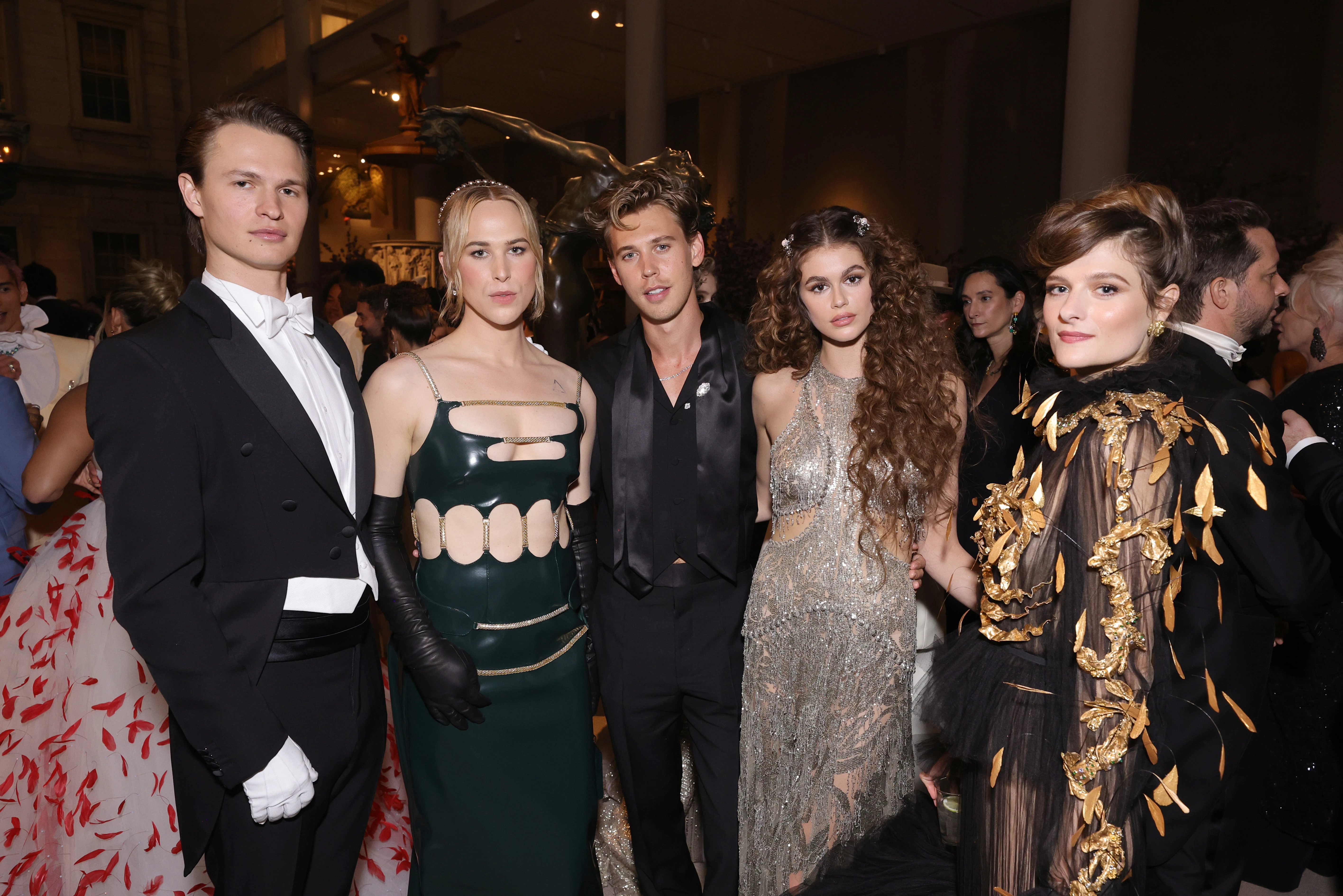 Ansel Elgort, Tommy Dorfman, Austin Butler, Kaia Gerber and Louisa Jacobson 