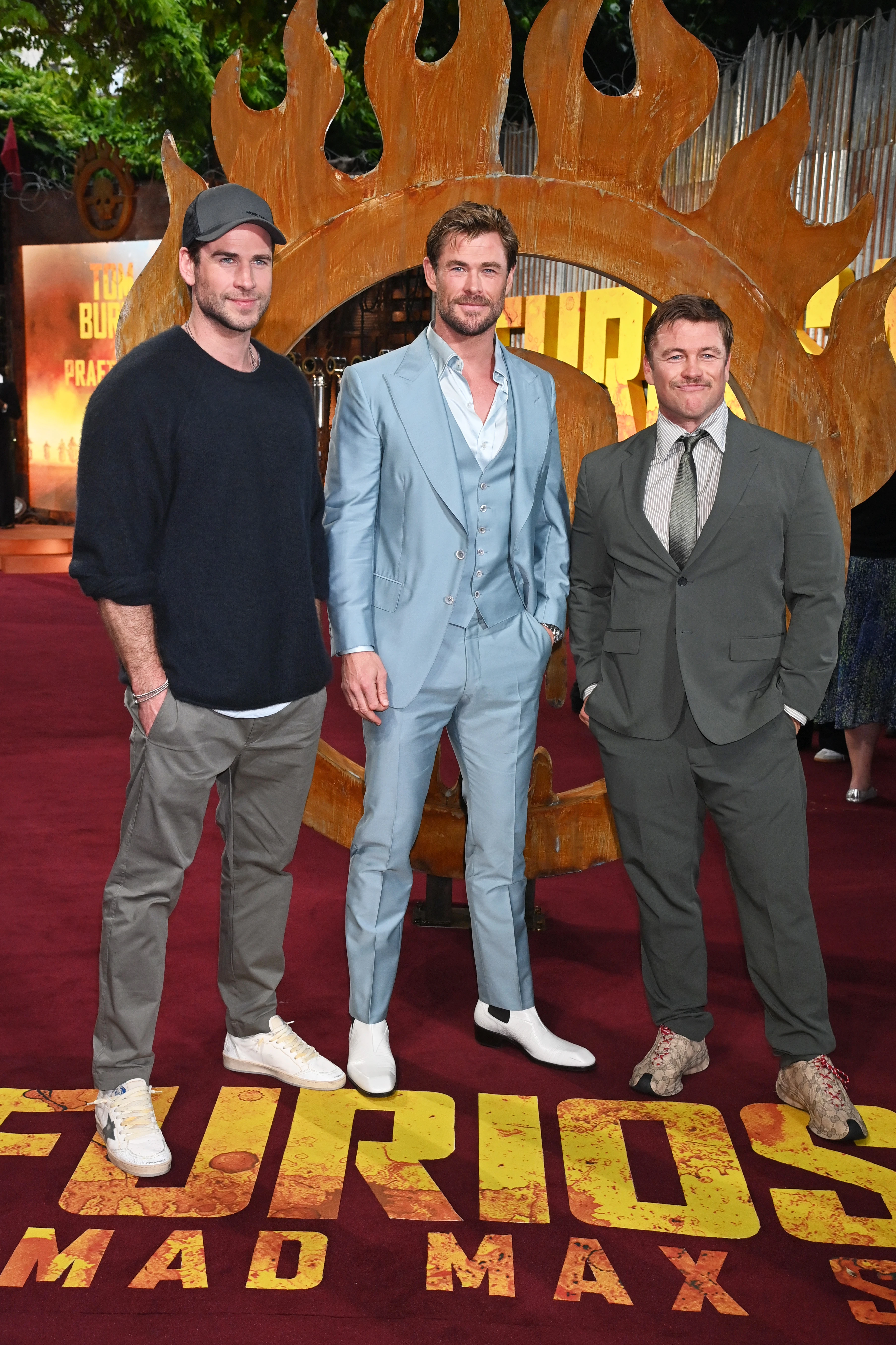 Liam, Chris and Luke Hemsworth