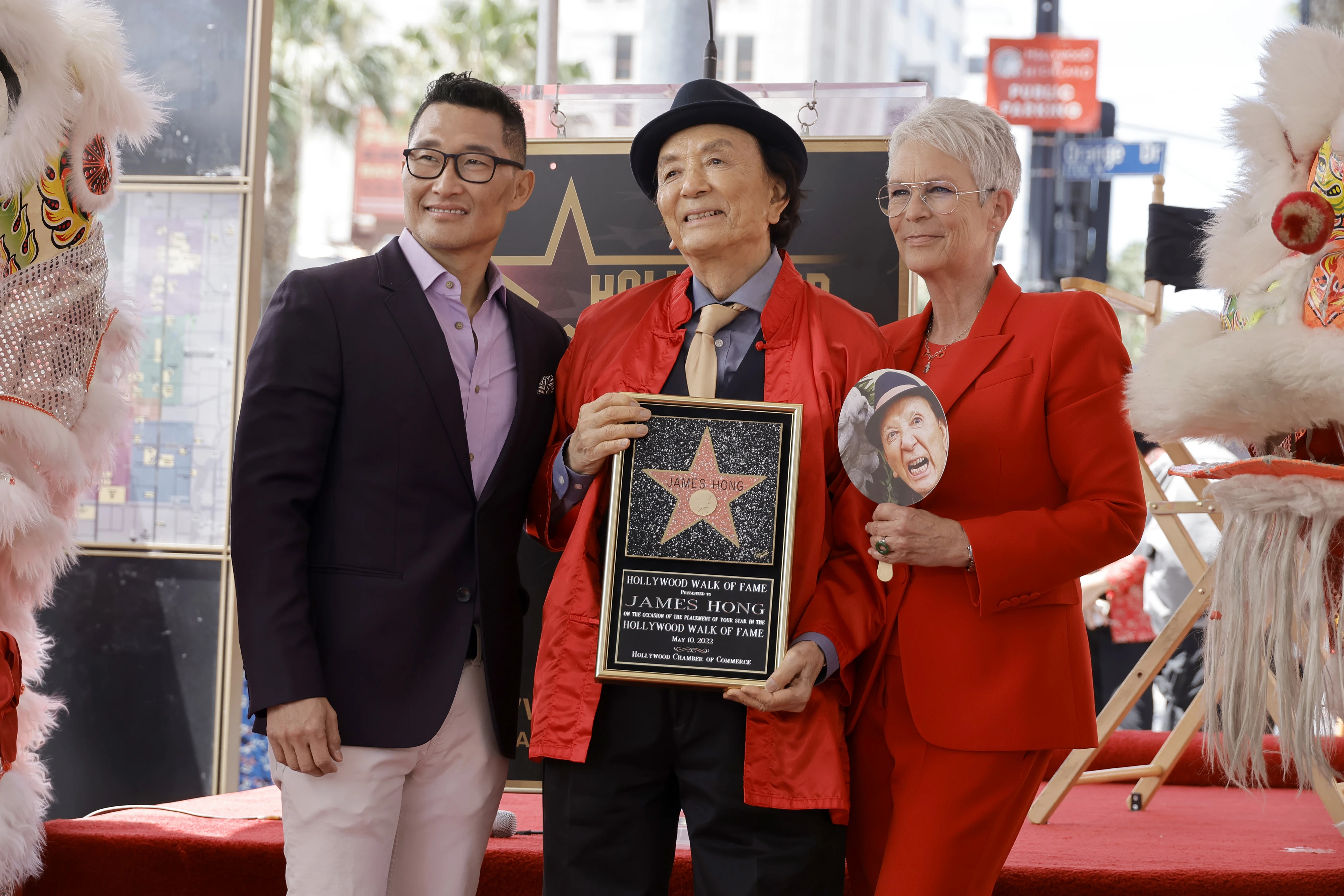 Daniel Dae Kim, James Hong and Jamie Lee Curtis