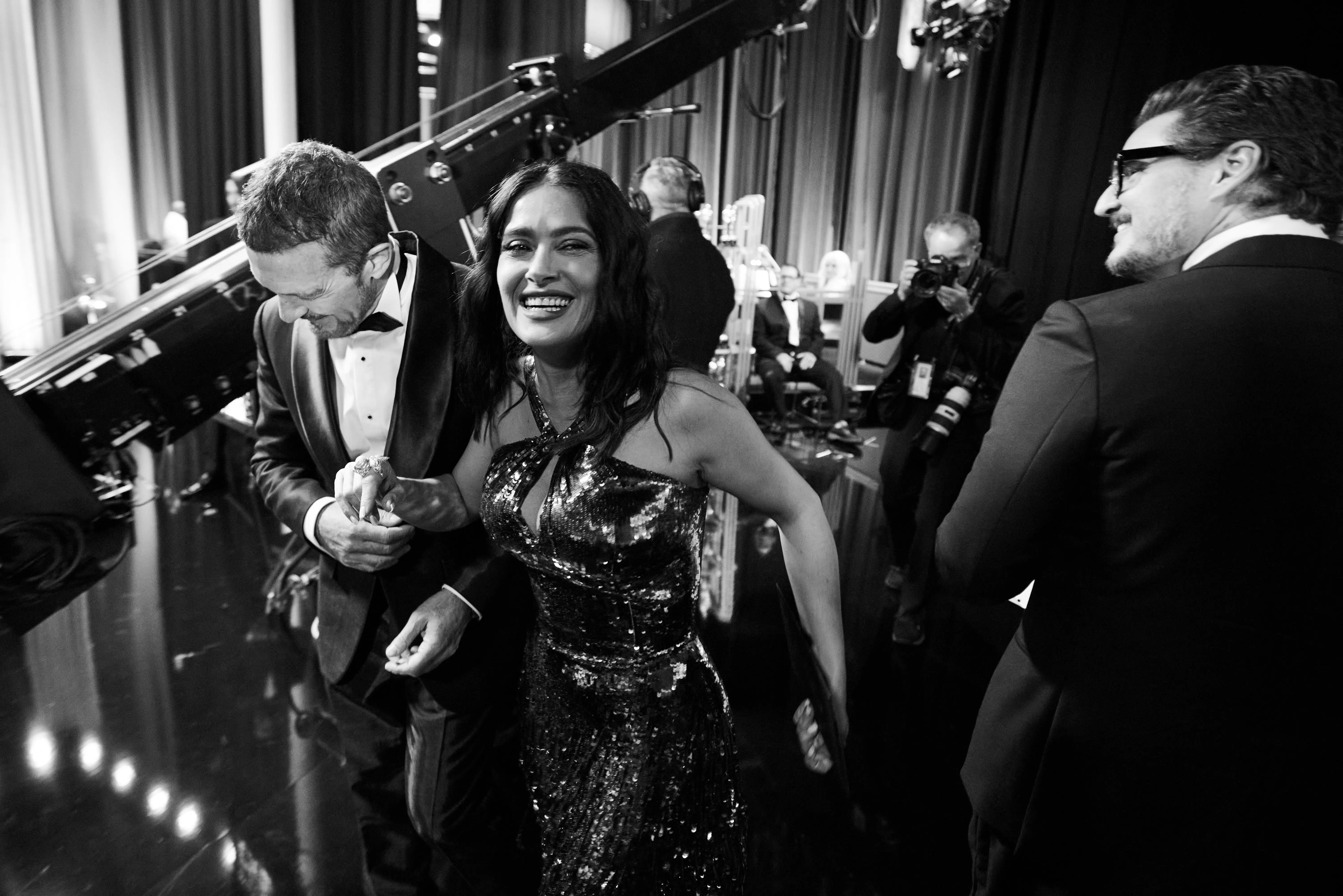 Antonio Banderas and Salma Hayek Pinault