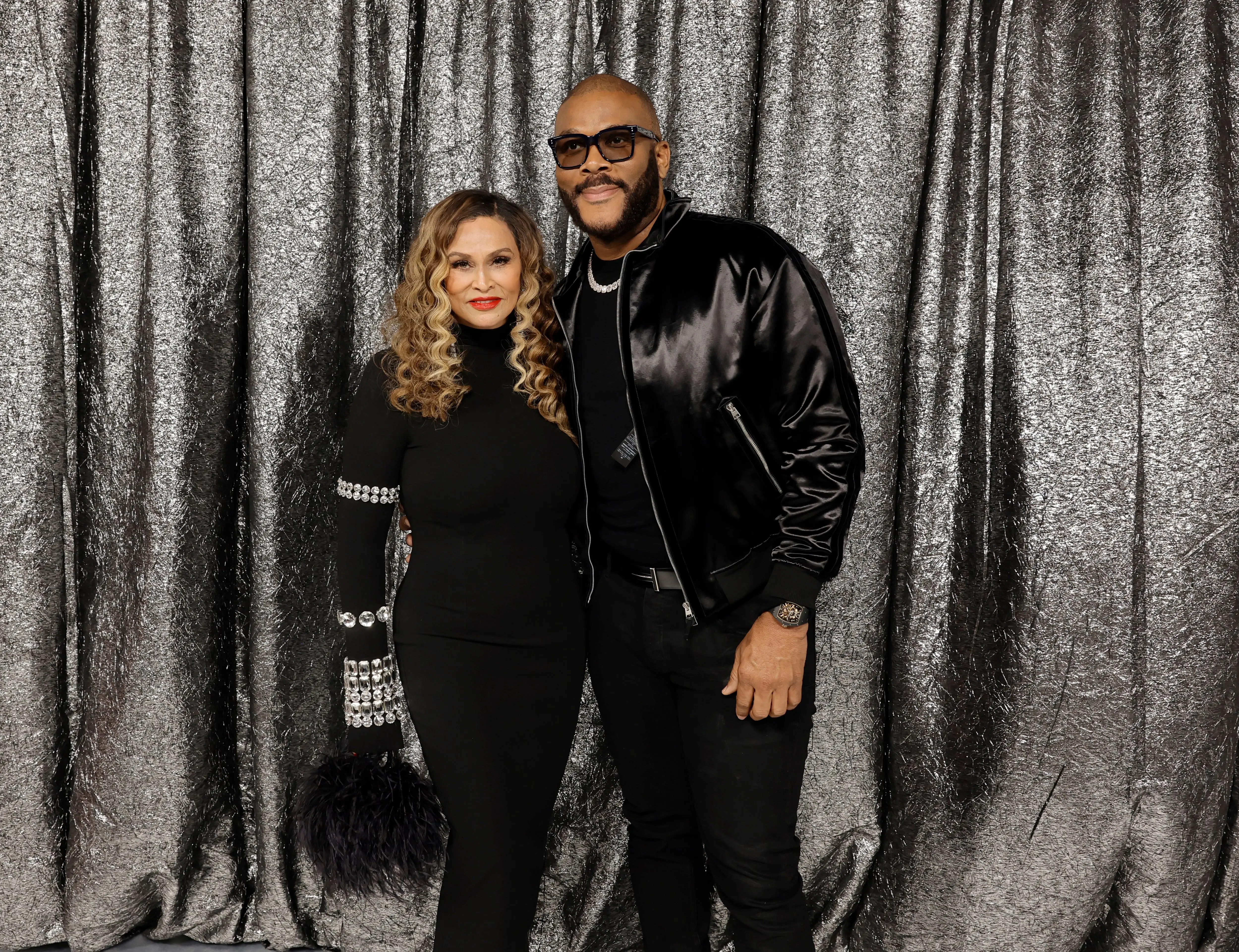 Tina Knowles and Tyler Perry