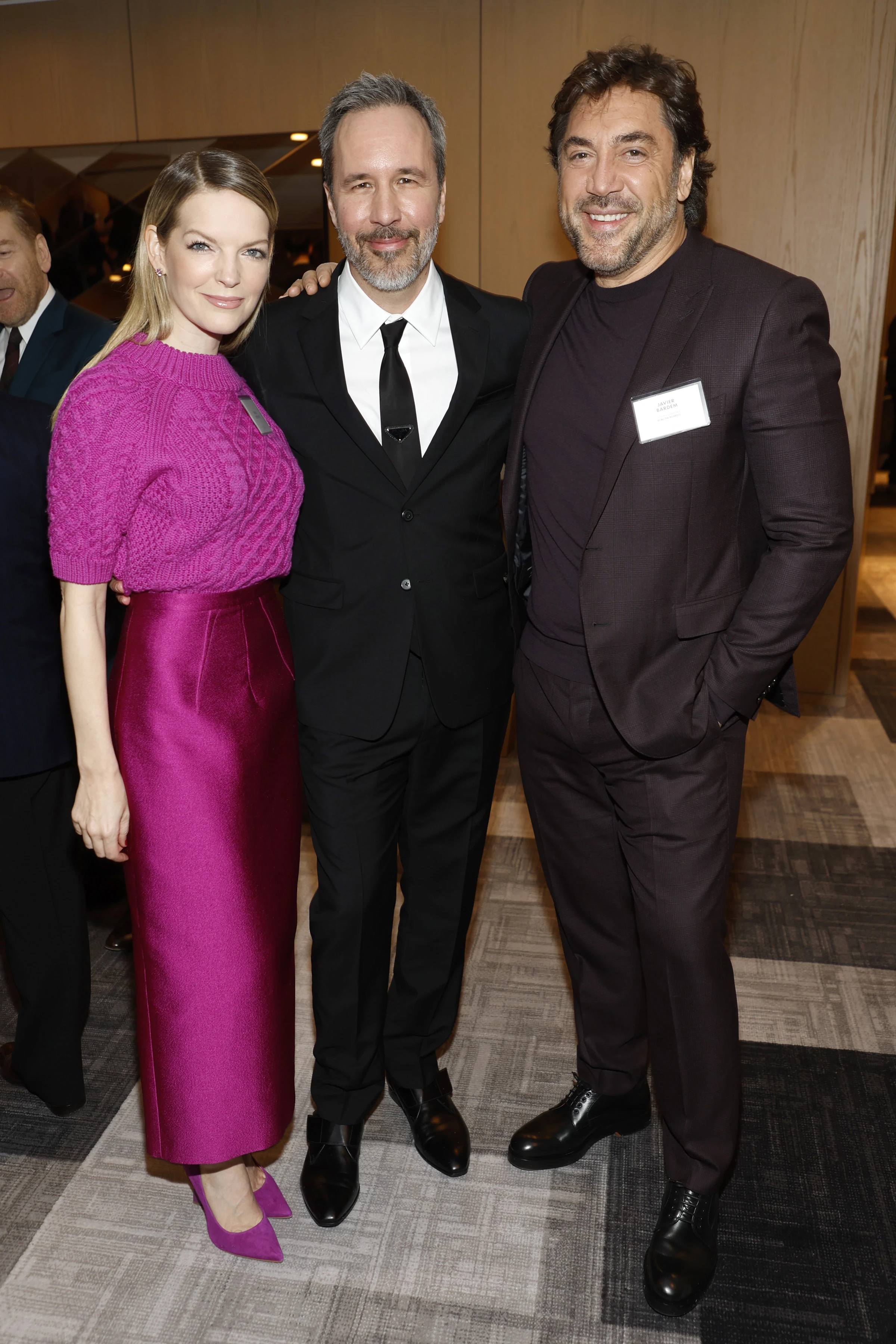 Tanya Lapointe, Denis Villeneuve and Javier Bardem 