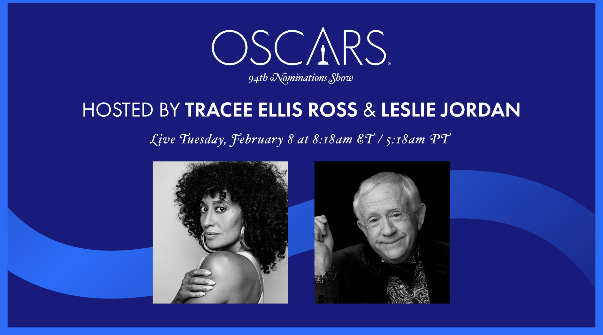 Tracee Ellis Ross and Leslie Jordan Are Announcing the 2022 Oscar Nominations