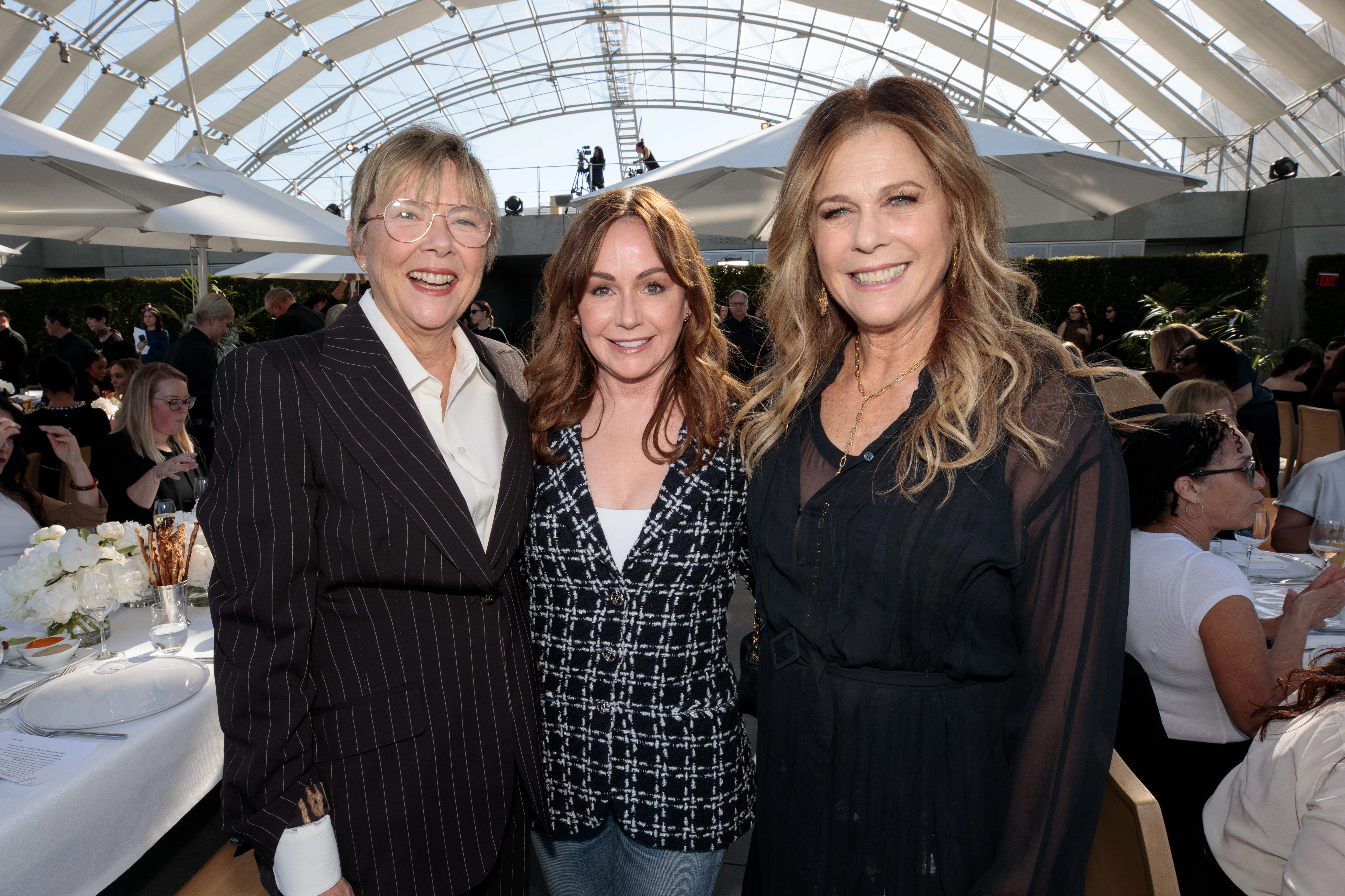 Annette Bening, Kristie Macosko Krieger and Rita Wilson