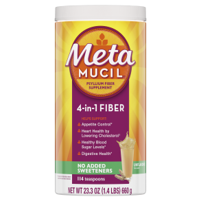 Metamucil Unflavored Fiber Supplement Powder