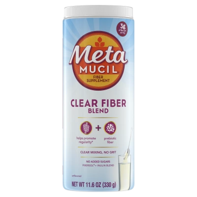 Metamucil Clear Fiber Blend front of pack