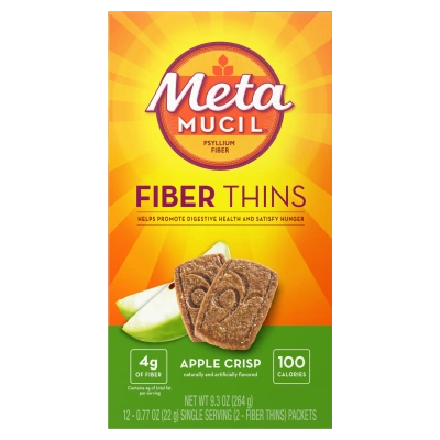 Metamucil Apple Crisp Fiber Thins