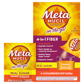 Metamucil Orange Powder Singles