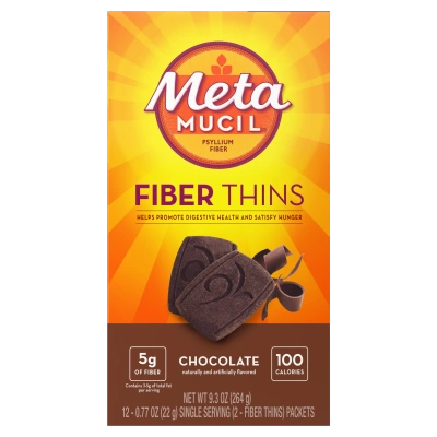 Metamucil Chocolate Fiber Thins