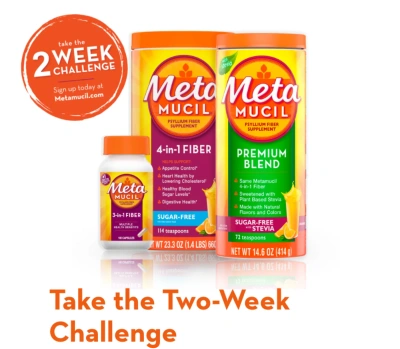 Up Your Fiber Intake With Metamucil’s Two-Week Challenge menu image