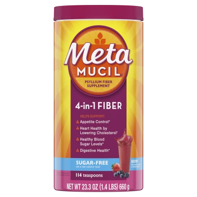 Metamucil Sugar Free Berry Flavored Fiber Supplement