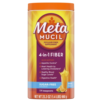 Metamucil Sugar-Free Orange Smooth Powder