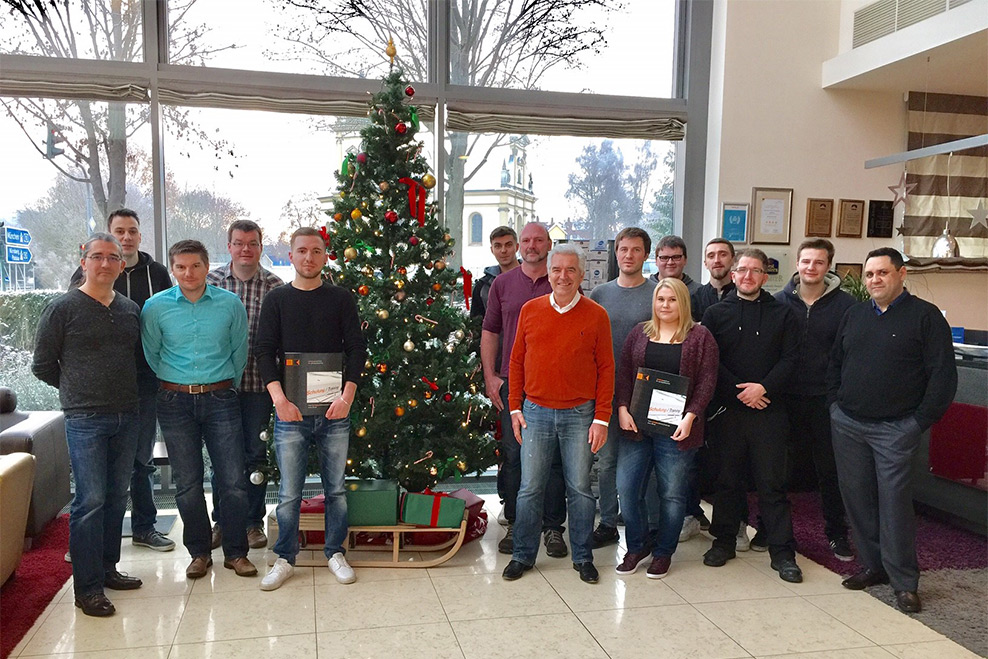 Spritzgießtechnik Schulung kurz vor Weihnachten