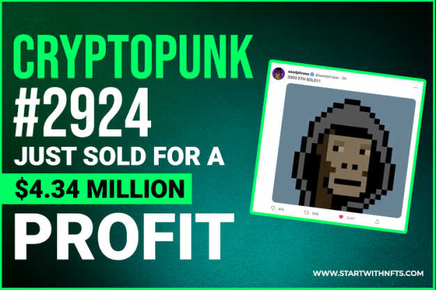 CryptoPunk #2924 Just Sold For a $4.34 Million Profit